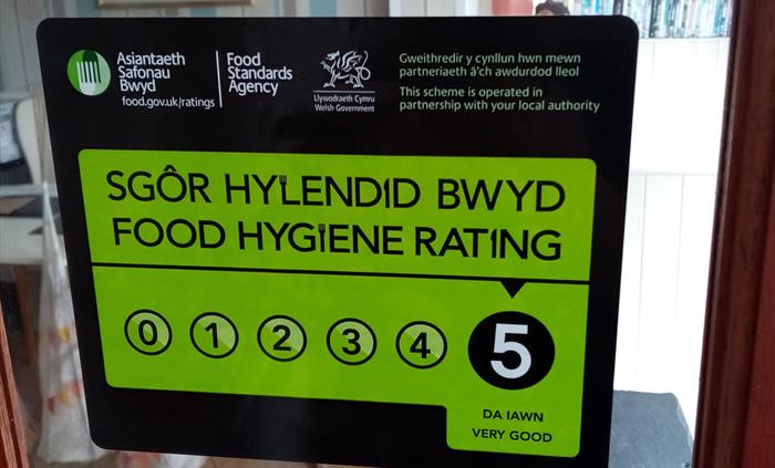 5 star health and hygiene rating